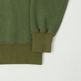 Buzz Rickson's BR69463 Freedom Sleeve Raglan Sweatshirt - Olive