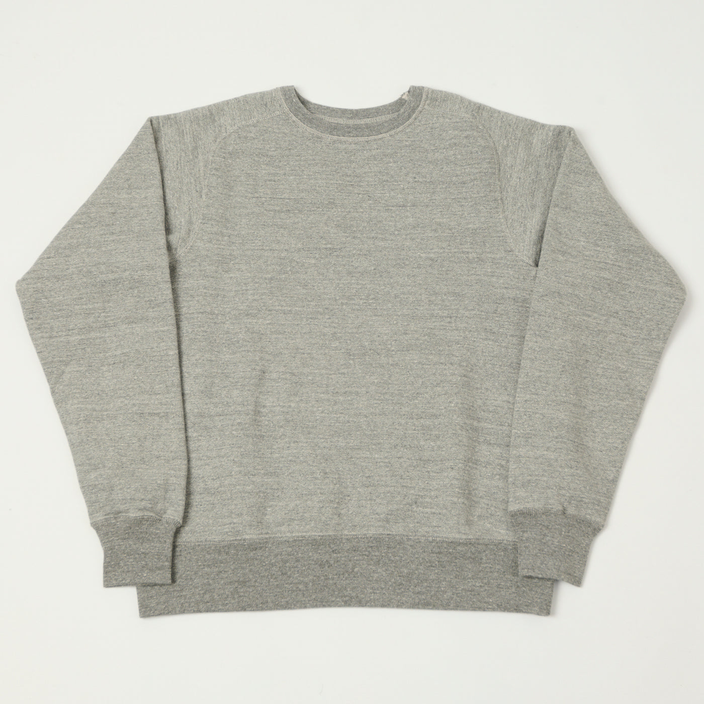 Buzz Rickson's Raglan Sleeve Freedom Sweatshirt - Heather Grey