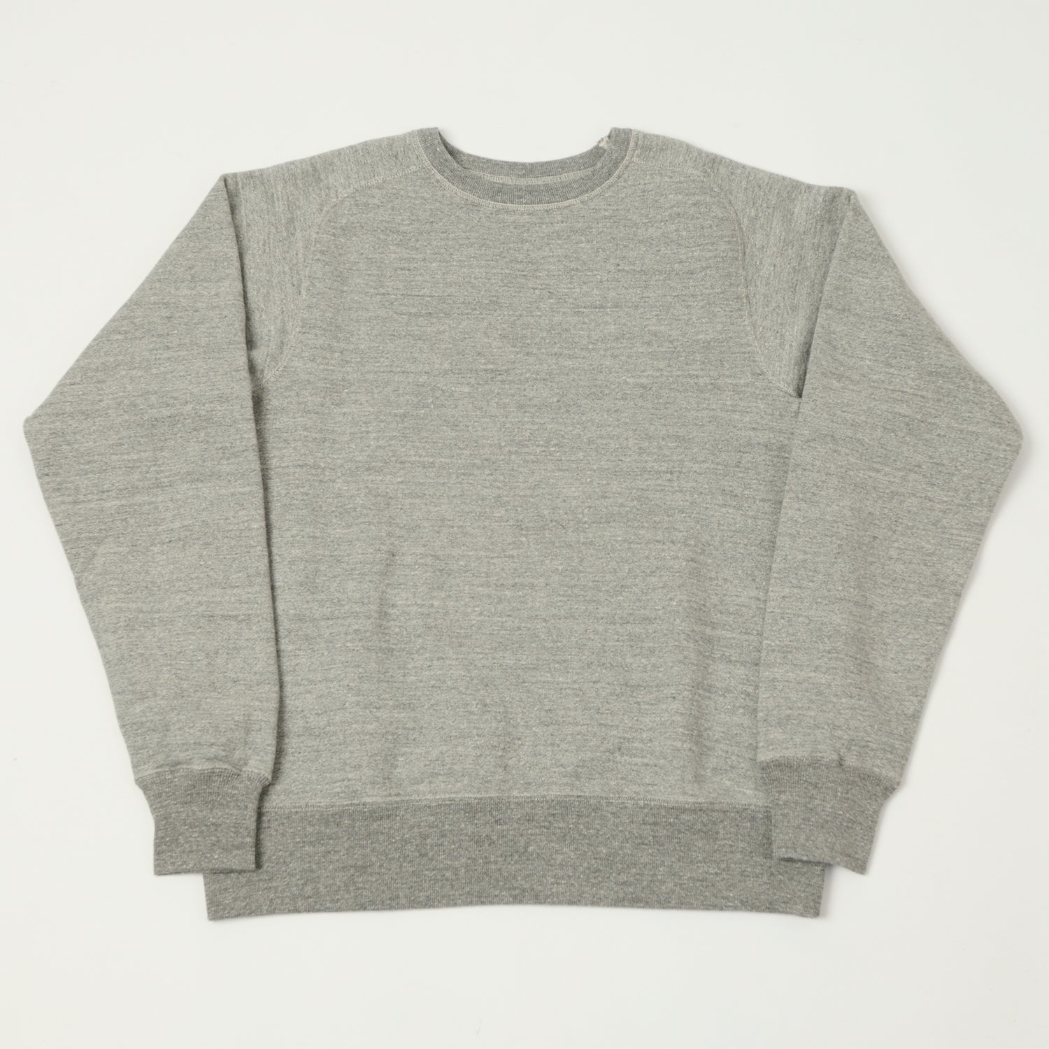 Buzz Rickson's Raglan Sleeve Freedom Sweatshirt - Heather Grey