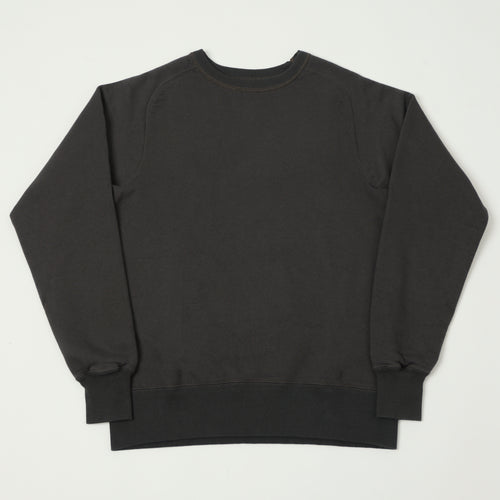 Buzz Rickson's Raglan Sleeve Freedom Sweatshirt - Black