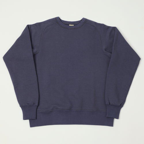 Buzz Rickson's Raglan Sleeve Freedom Sweatshirt - Navy