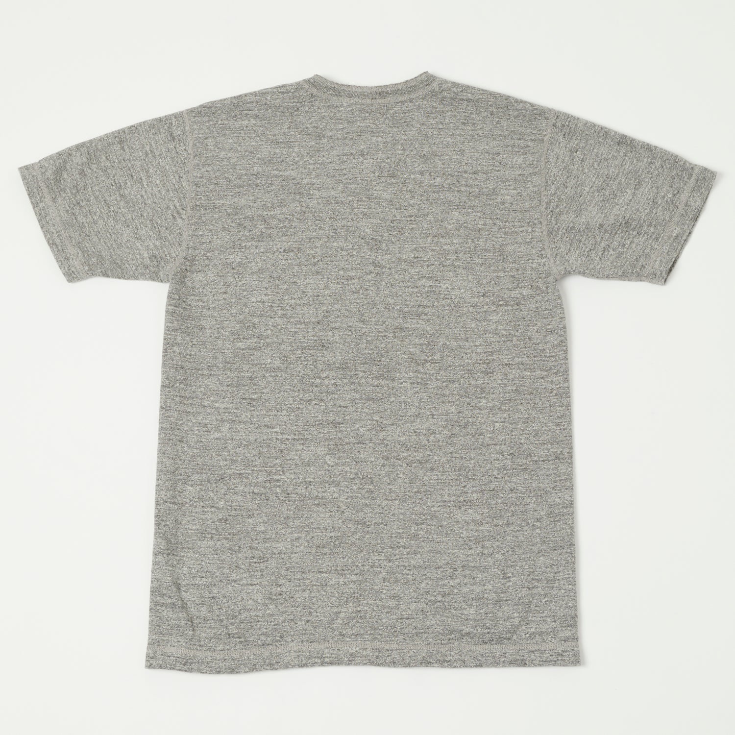 Buzz Rickson's Slub Henley T-Shirt - Grey Melange