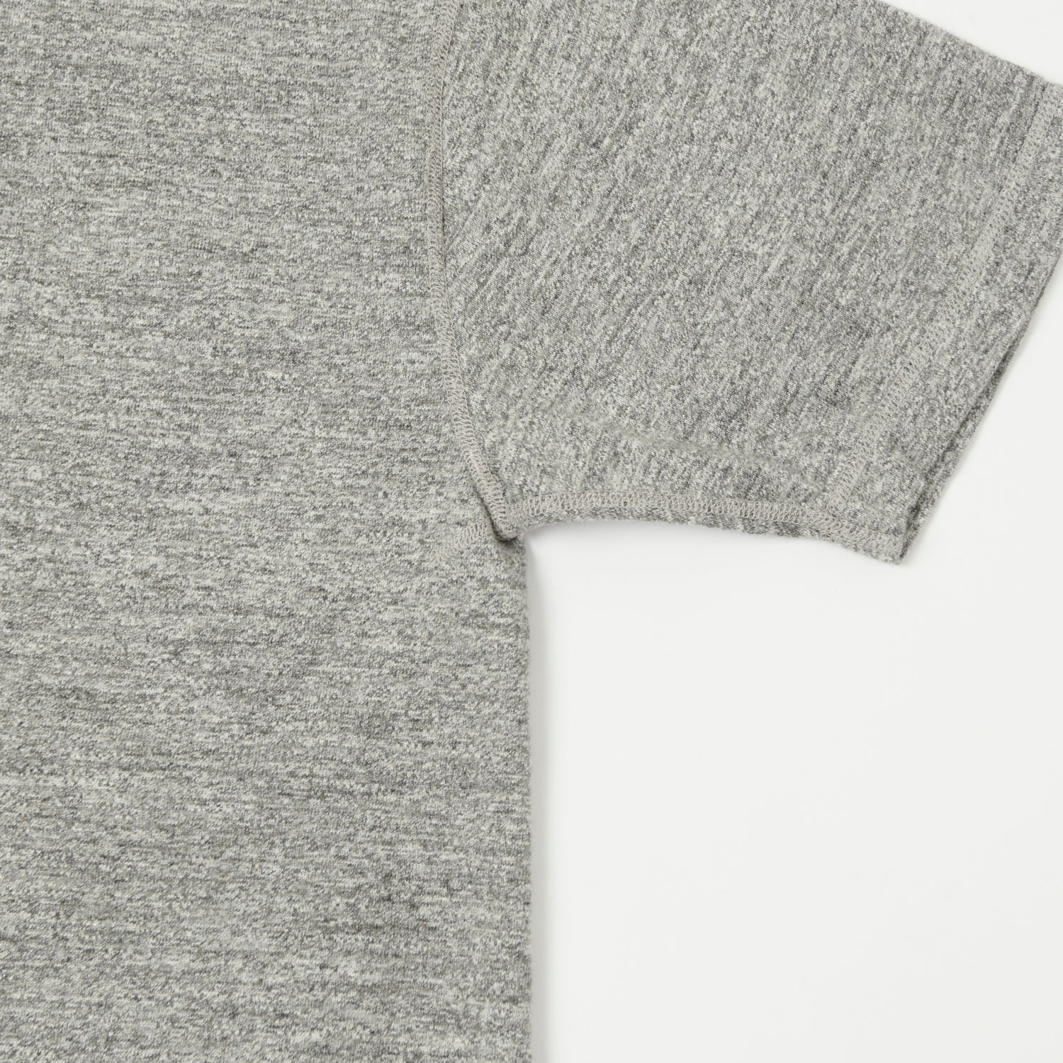 Buzz Rickson's Slub Henley T-Shirt - Grey Melange