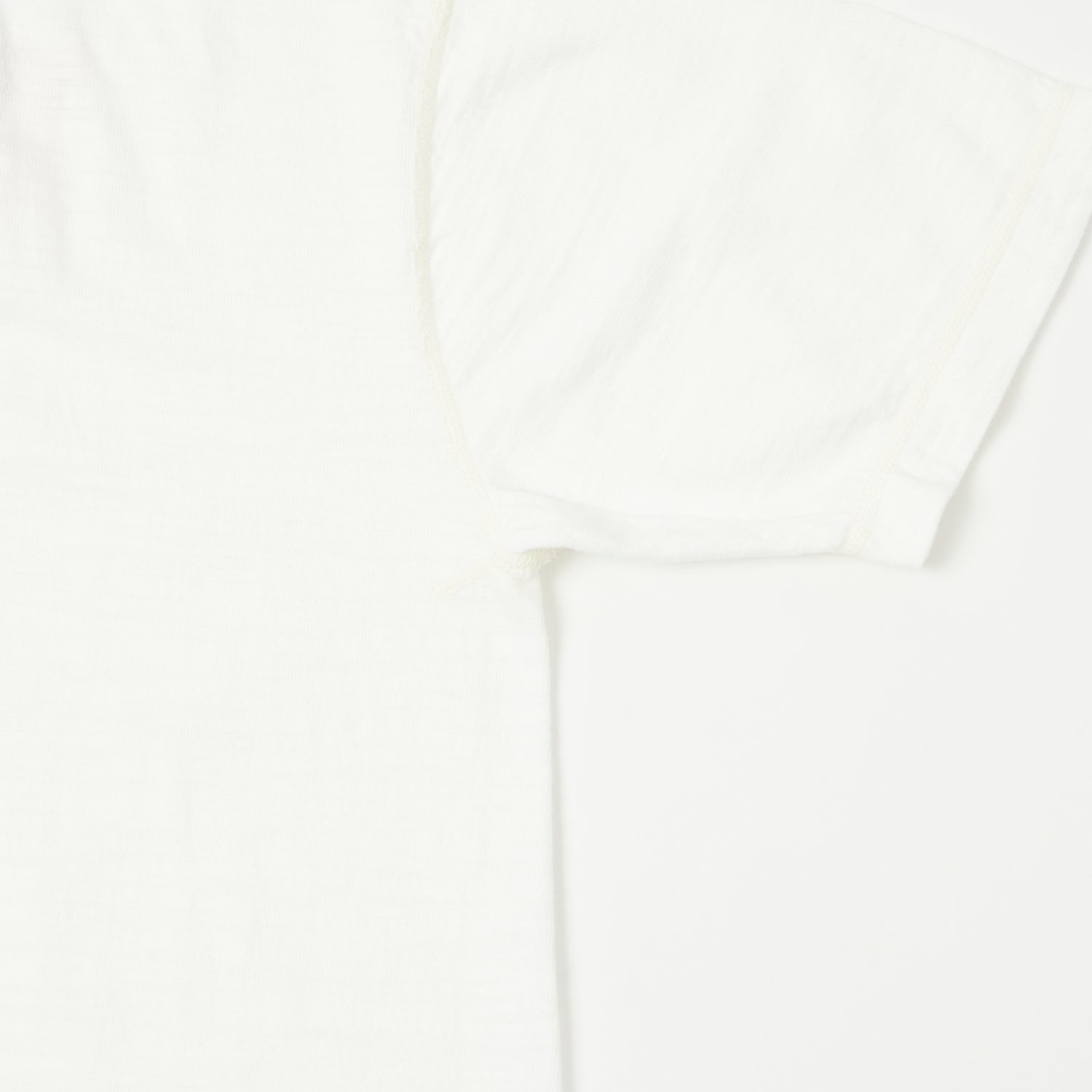 Buzz Rickson's Slub Henley T-Shirt - White