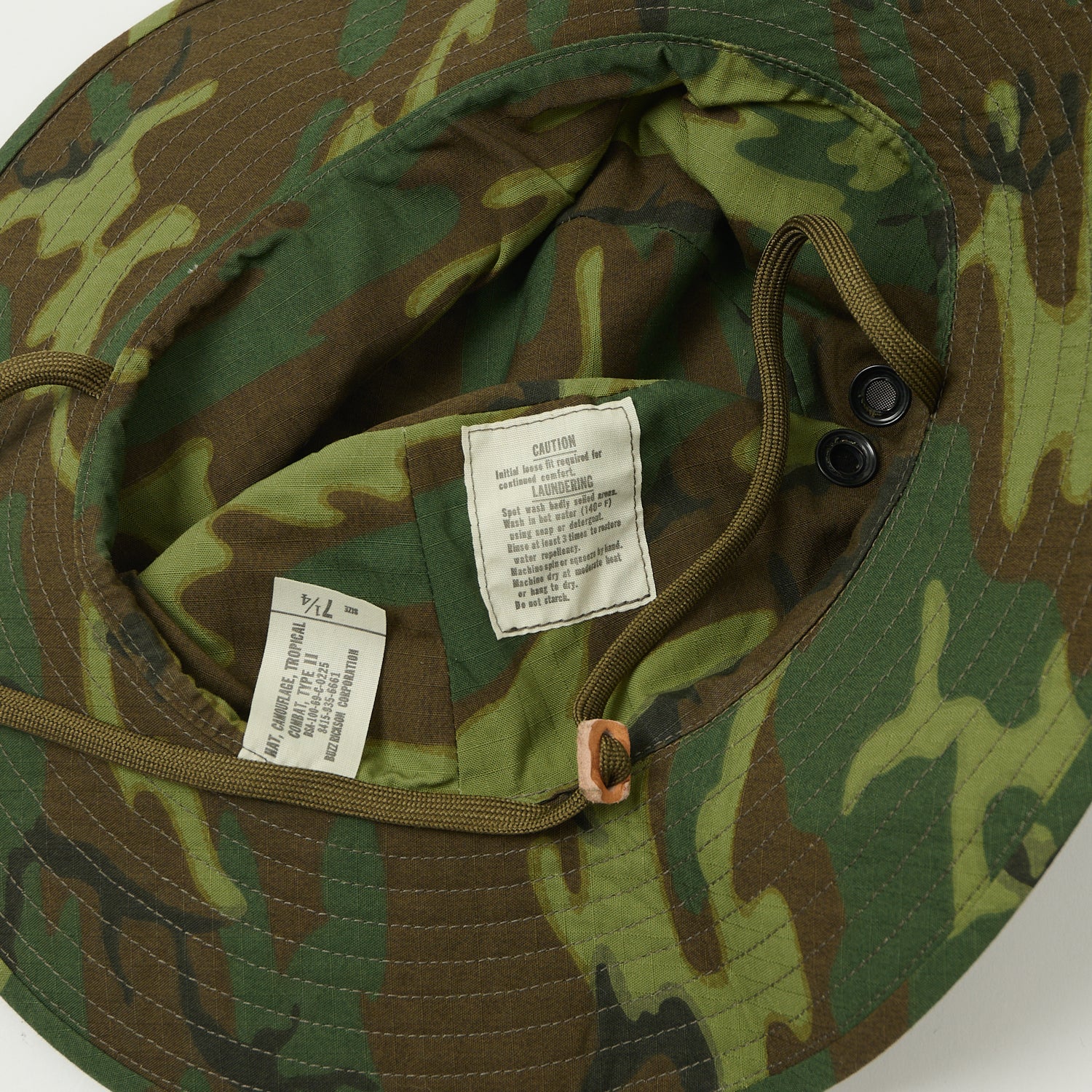 Buzz Rickson's ERDL Camouflage Boonie Hat - Camo