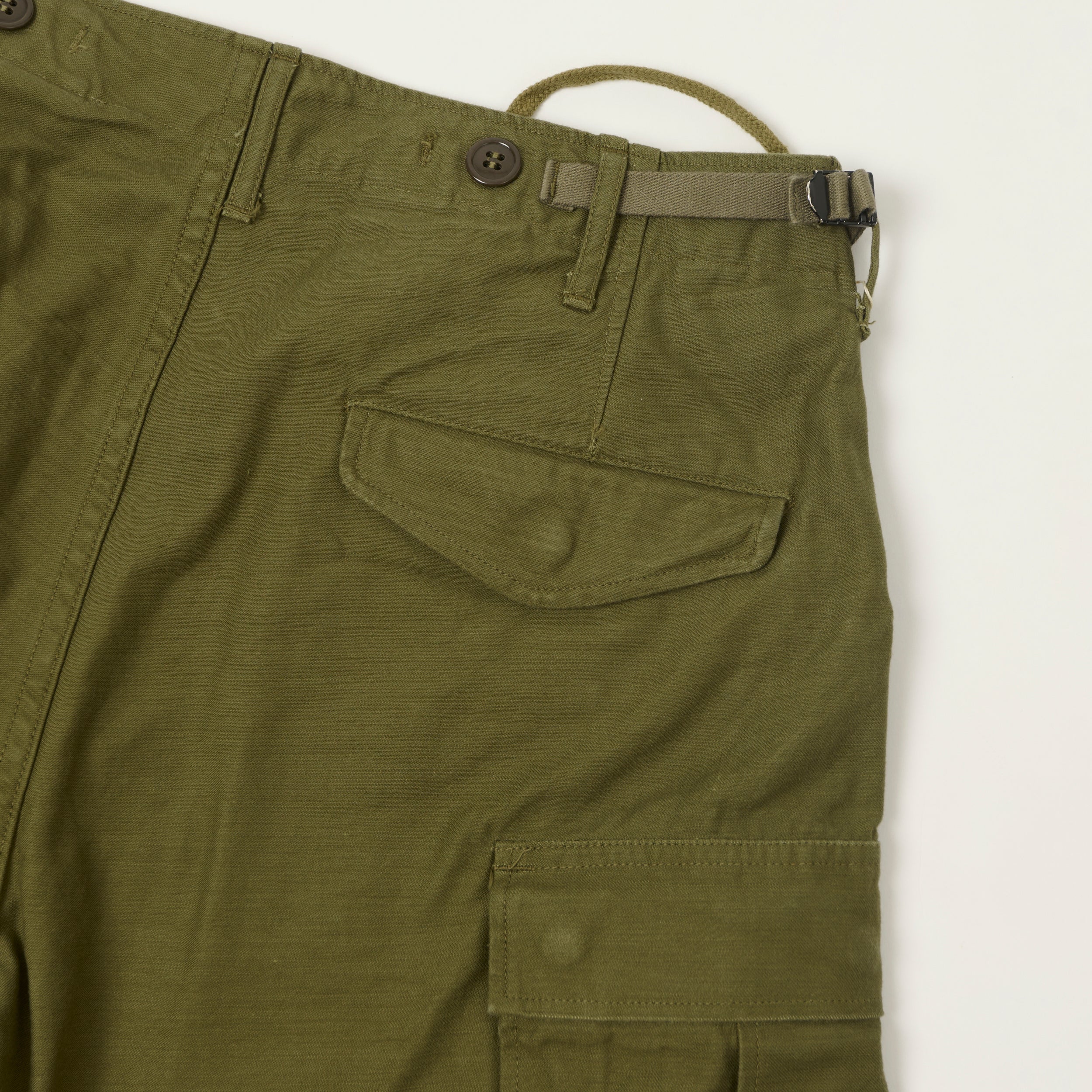 Buzz Rickson's M-1951 Reverse Sateen Civilian Shorts - Olive – SON