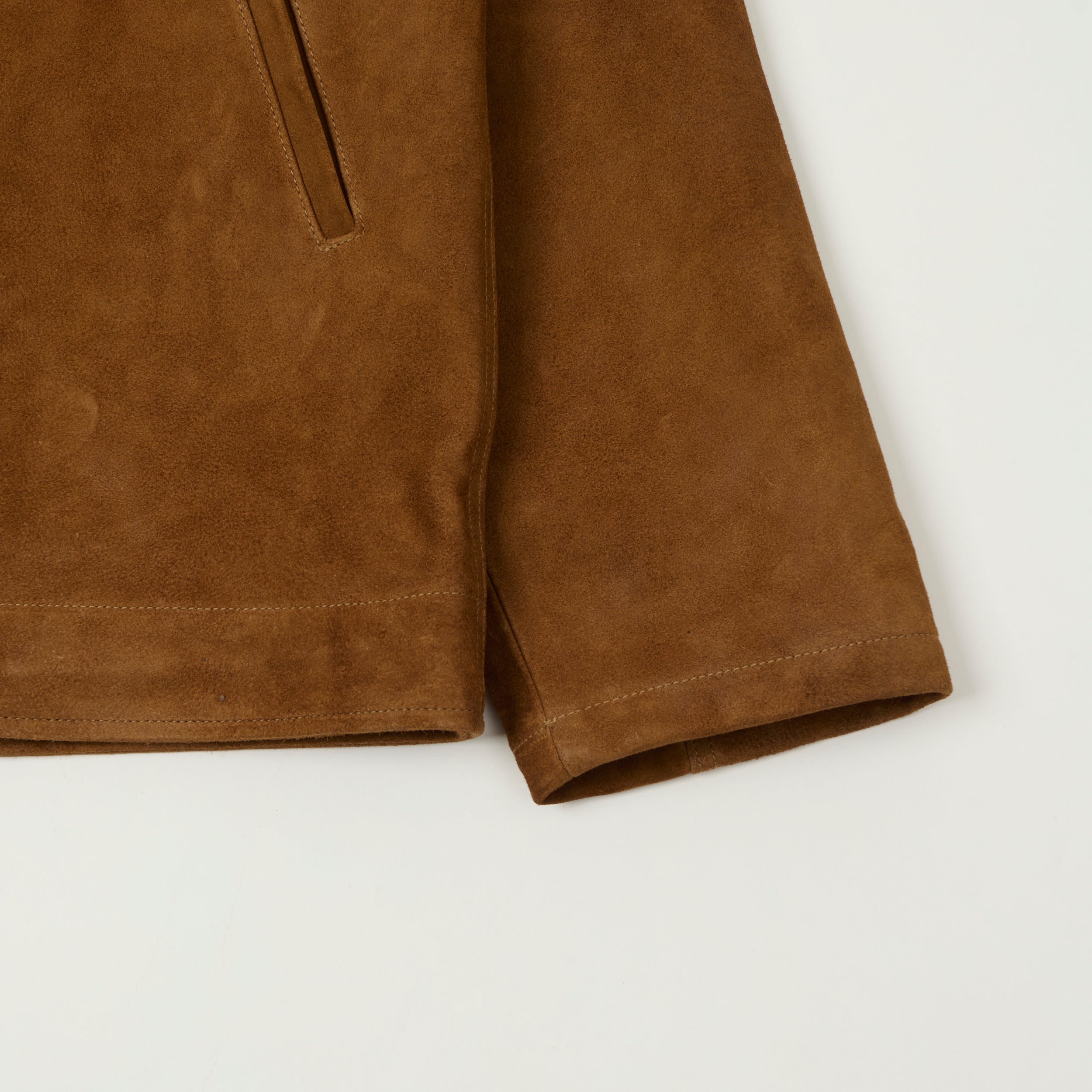 Buzz Rickson's ‘Aviation Associates’ Horsehide Civilian Model N-1 Deck Jacket - Brown