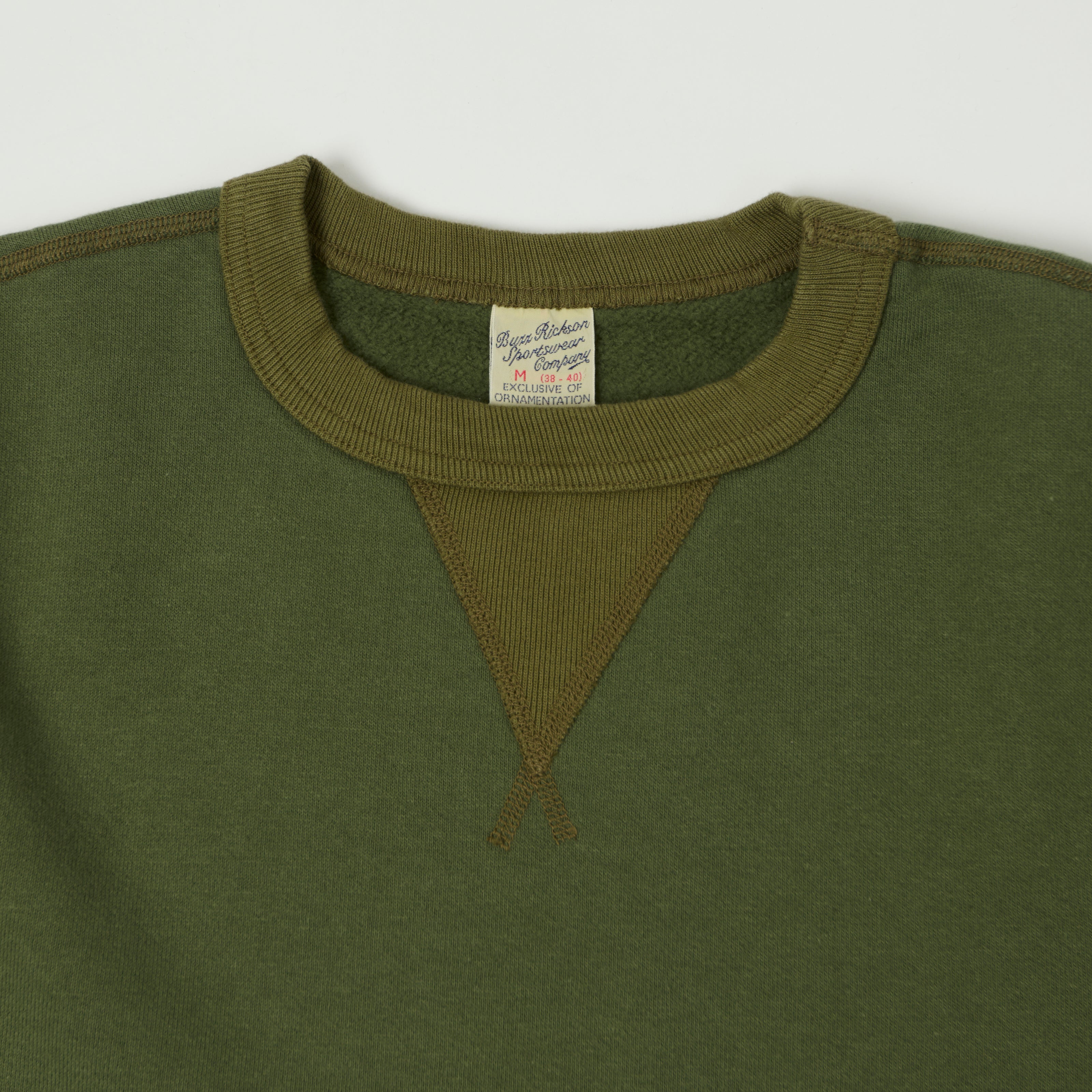 Buzz Rickson's Classic Sweatshirt - Olive