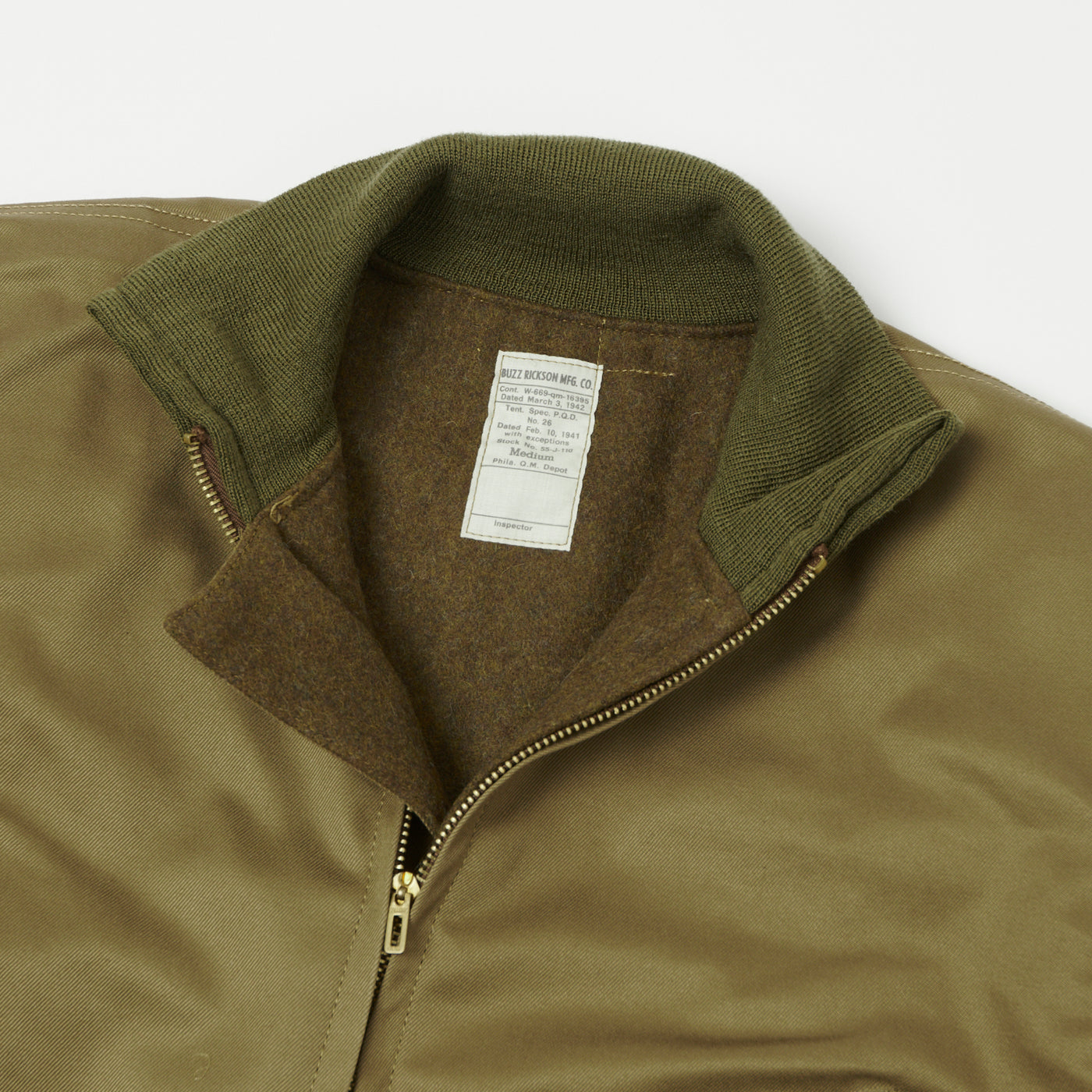 Buzz Rickson's Tankers Slash Pocket Jacket - Khaki | SON OF
