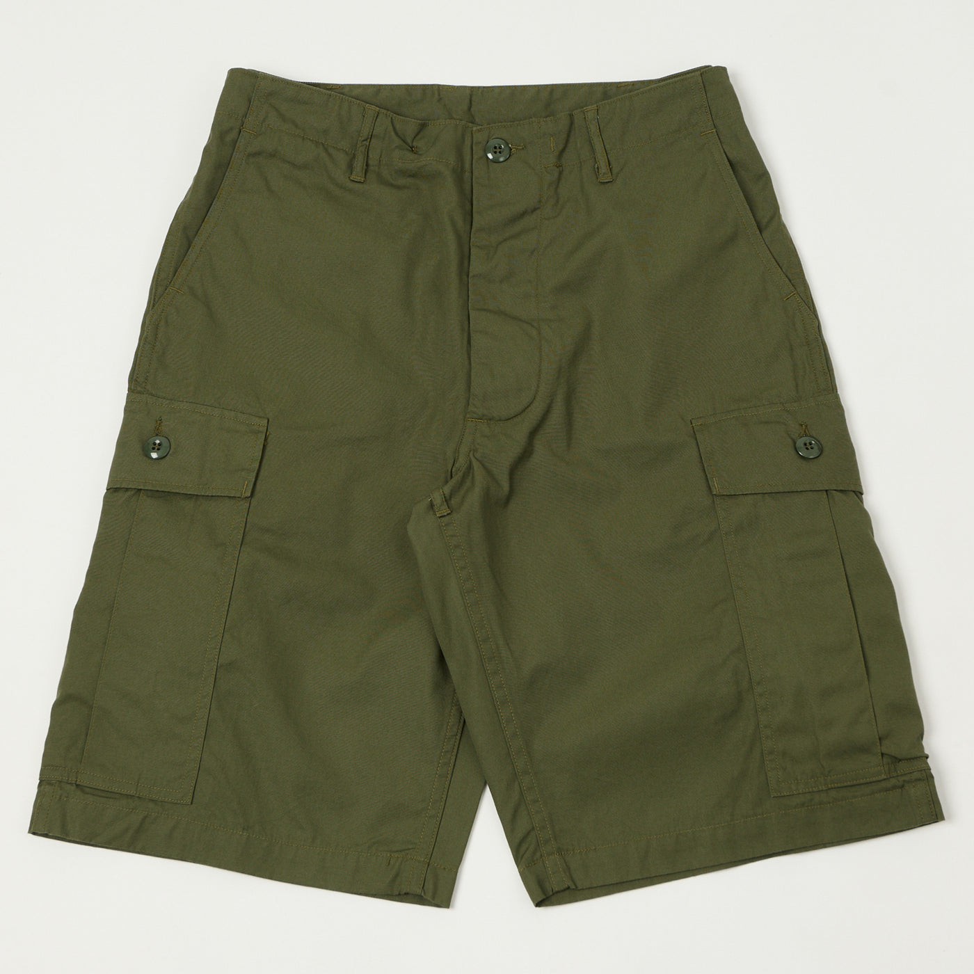 Buzz Rickson's Tropical Combat Shorts - Olive Drab