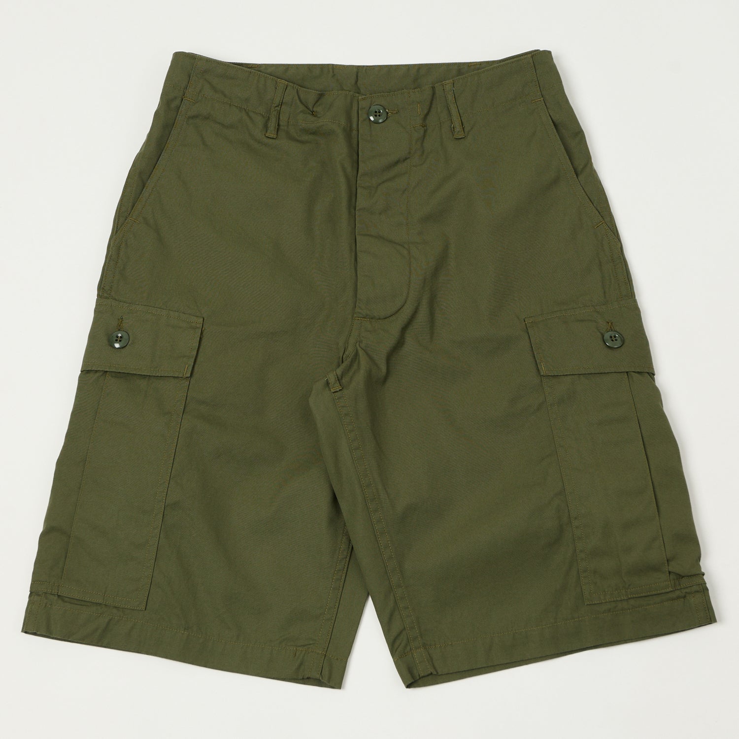 Buzz Rickson's Tropical Combat Shorts - Olive Drab