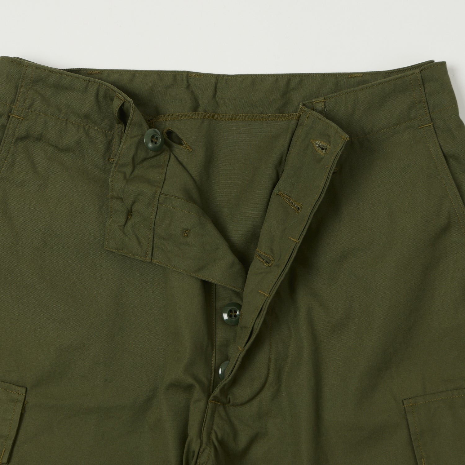 Buzz Rickson's Tropical Combat Shorts - Olive Drab