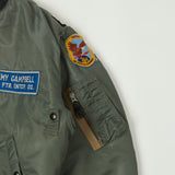 Buzz Rickson's Albert Turner MA-1 '71st Fighter Interceptor Squadron' Flight Jacket  - Olive