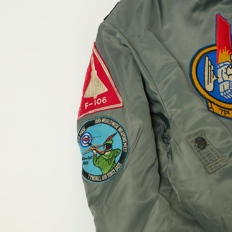 Buzz Rickson's Albert Turner MA-1 '71st Fighter Interceptor Squadron' Flight Jacket  - Olive