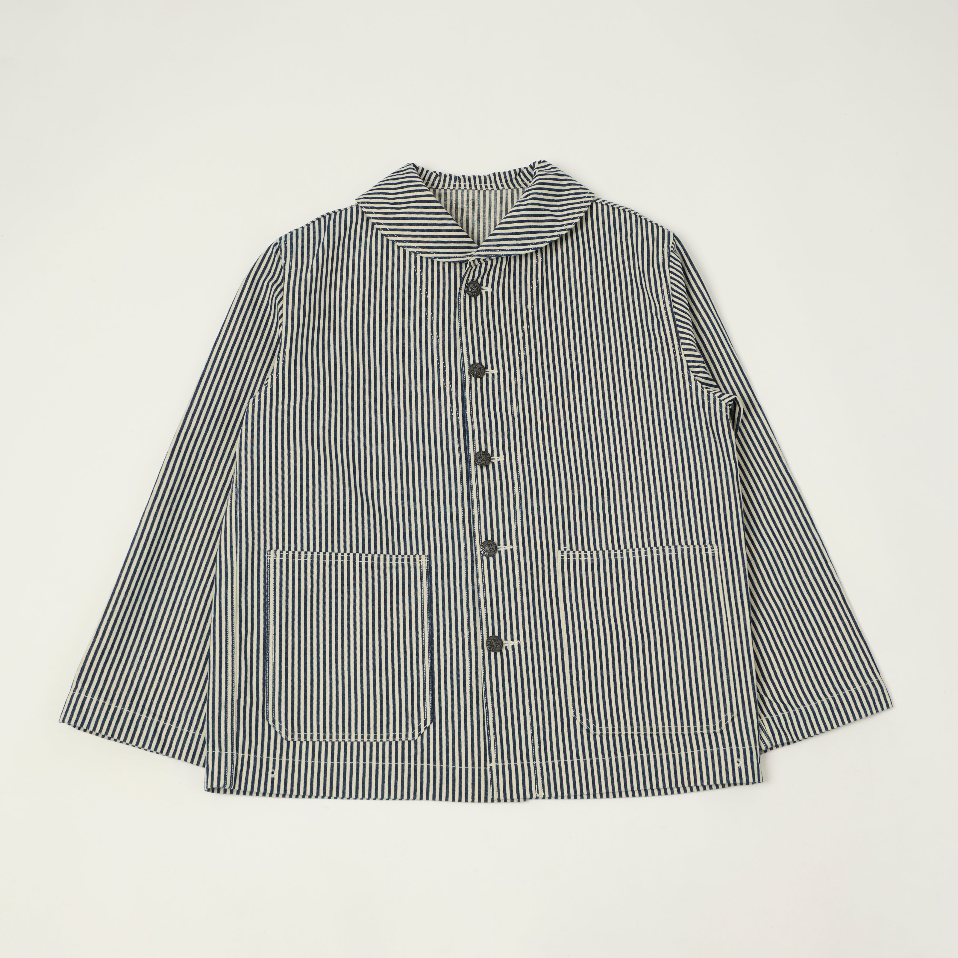 Buzz Rickson's U.S. Navy Hickory Stripe Shawl Collar Jacket