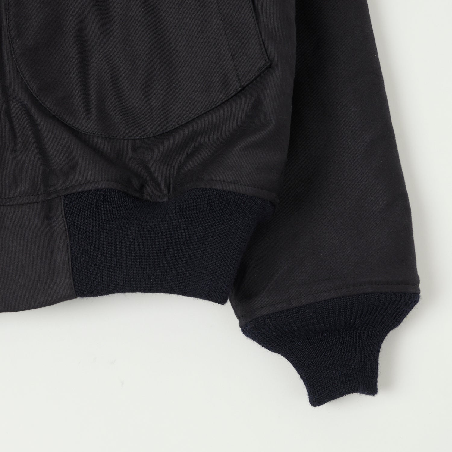 Buzz Rickson's U.S. Navy Zip Through Deck Jacket - Navy Demotex