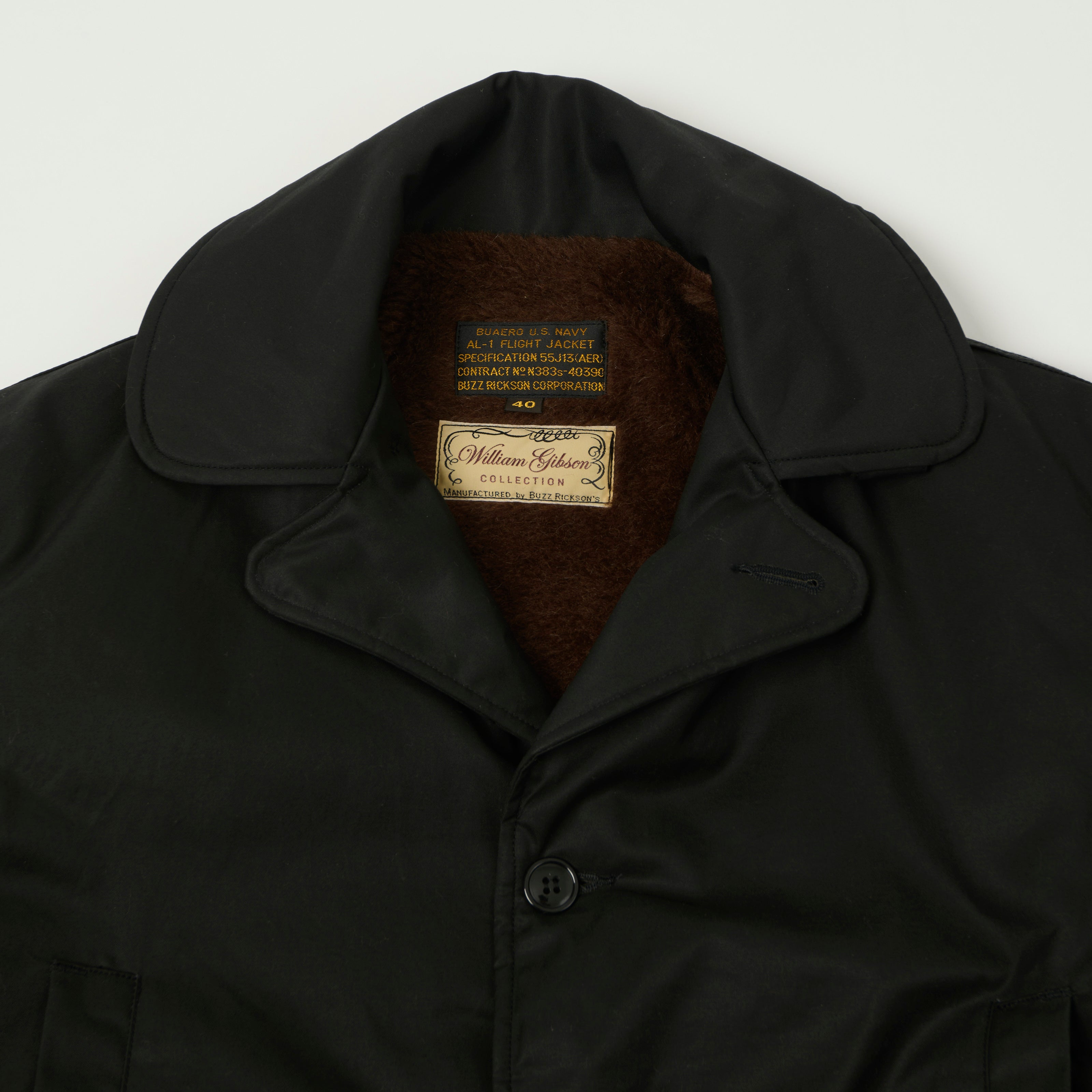 Buzz Rickson's x William Gibson 'Early Model' 1942 Chino - Black