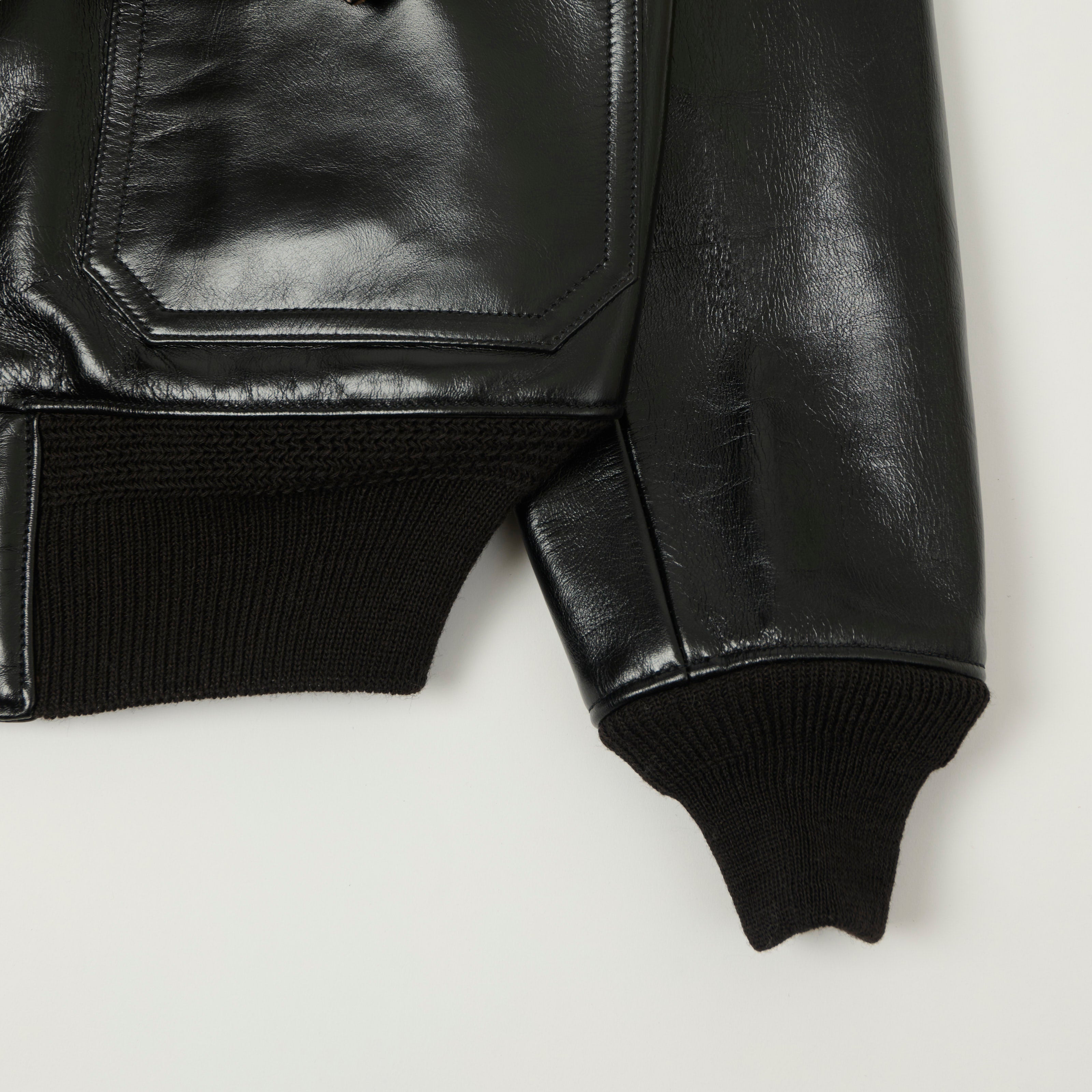 Buzz Rickson's William Gibson Type AN-J-3A Horsehide Flight Jacket - Black