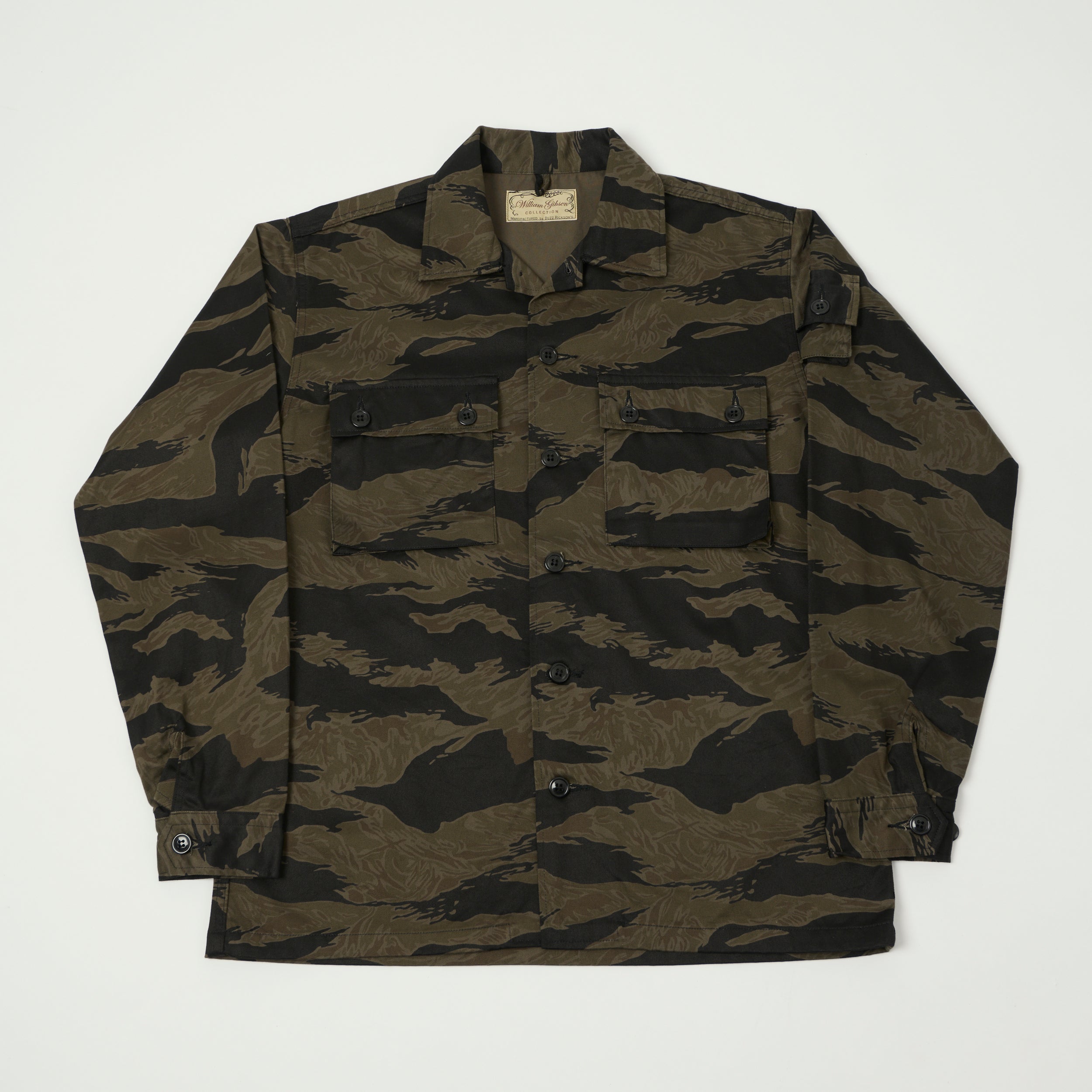 Buzz Rickson's William Gibson Black Tiger Stripe Camo Jacket