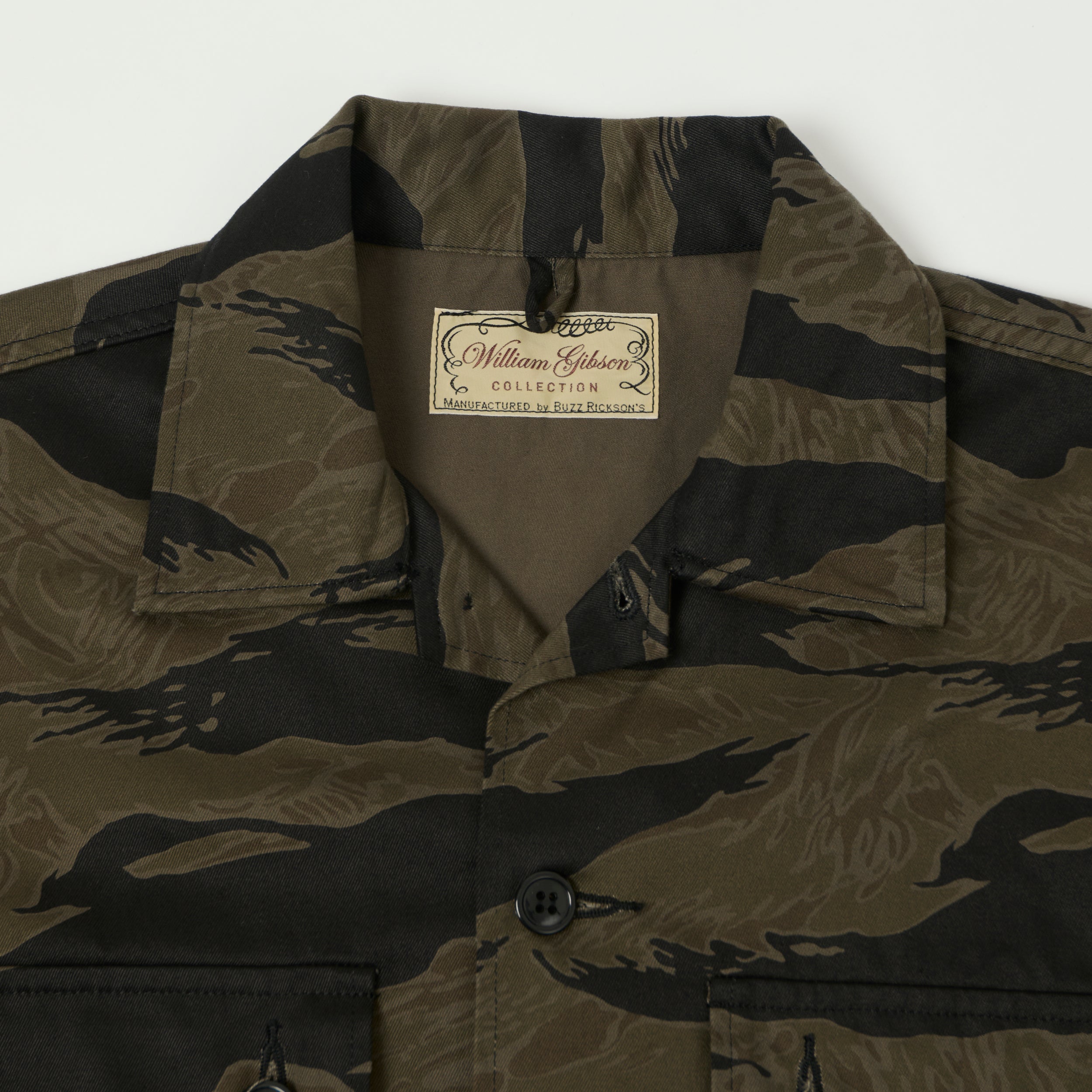 Buzz Rickson's William Gibson Black Tiger Stripe Camo Jacket