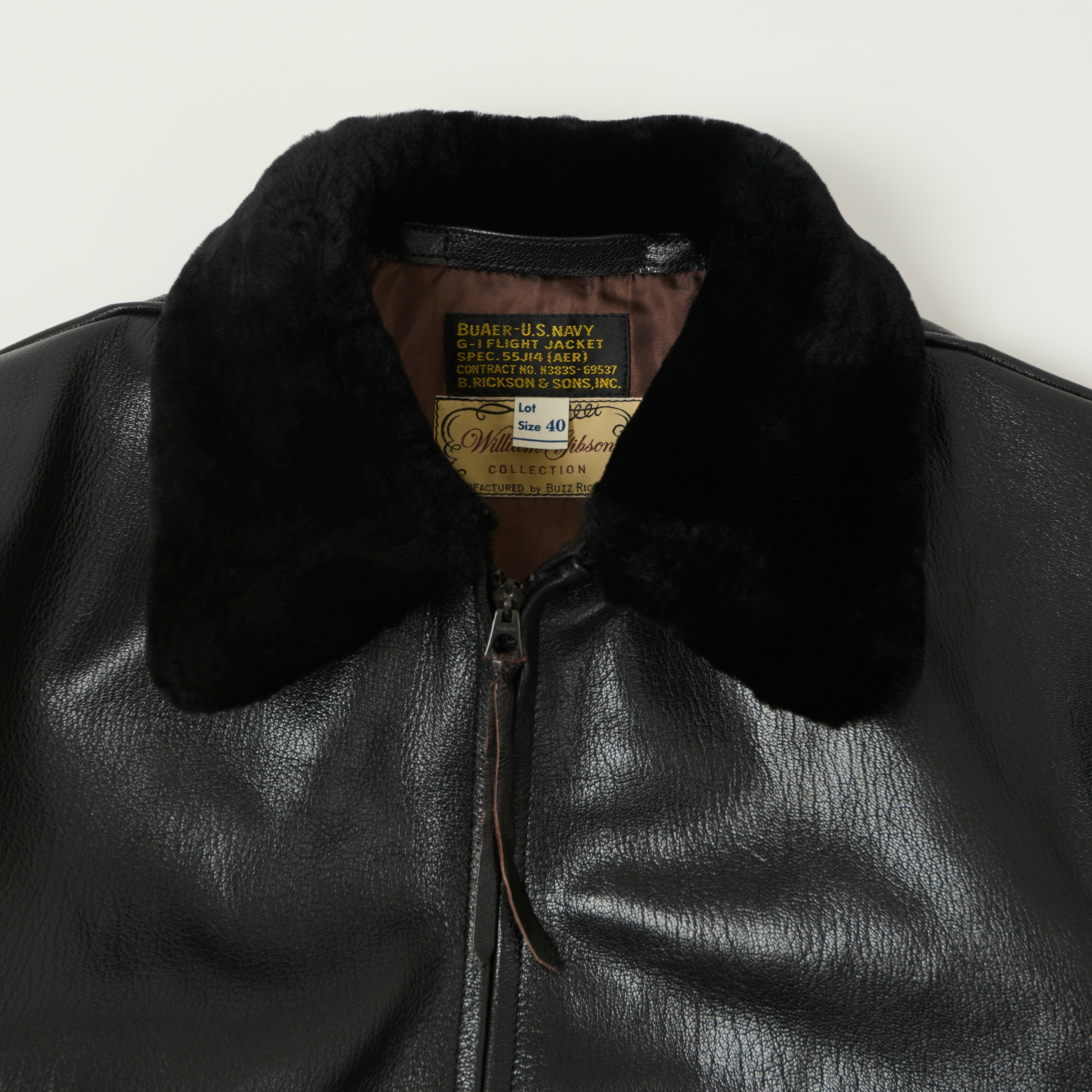 Buzz Rickson's William Gibson Type G-1 Goatskin Flight Jacket