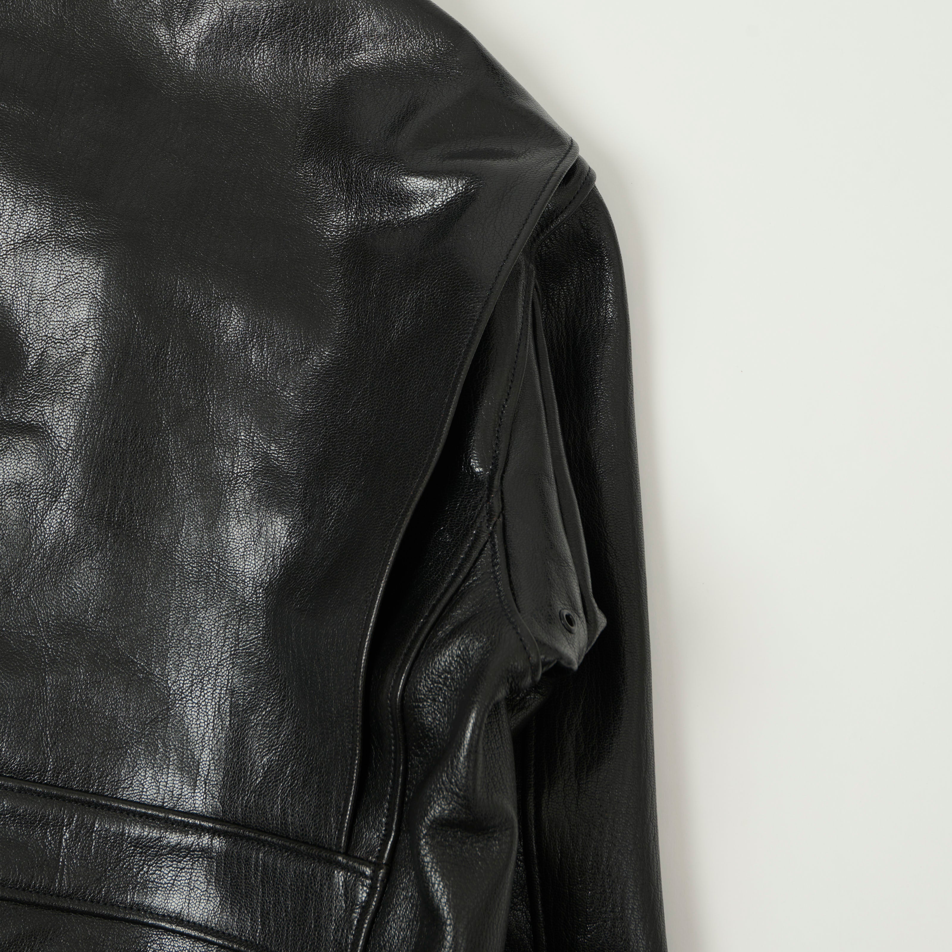 Buzz Rickson's William Gibson Type G-1 Goatskin Flight Jacket - Black