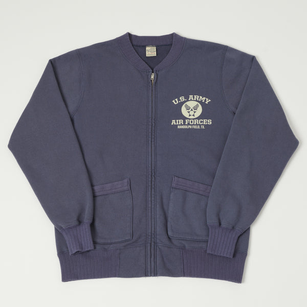 Buzz Rickson's U.S. Army Air Forces 長袖 Buzz Rickson's U.S. Army Air Forces Zip Sweatshirt - Navy – SON OF