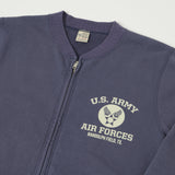 Buzz Rickson's U.S. Army Air Forces Zip Sweatshirt - Navy
