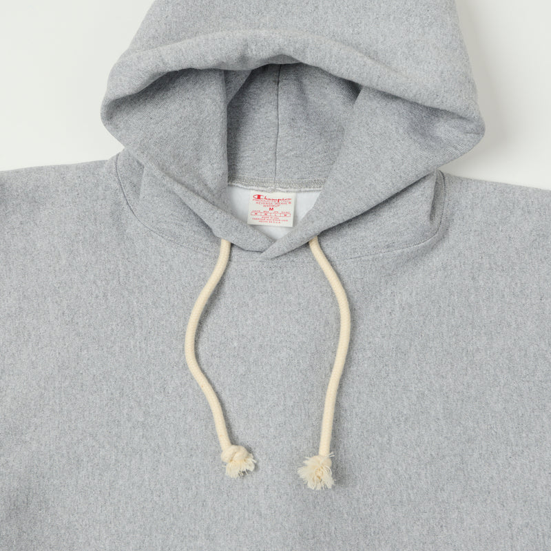 Champion Made in USA Reverse Weave Hoodie - Oxford Grey