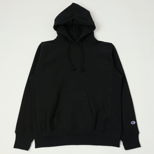 Champion Made in USA Reverse Weave Hoodie - Black