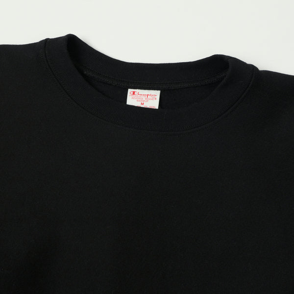 Champion Made in USA Reverse Weave Crewneck Sweatshirt - Black