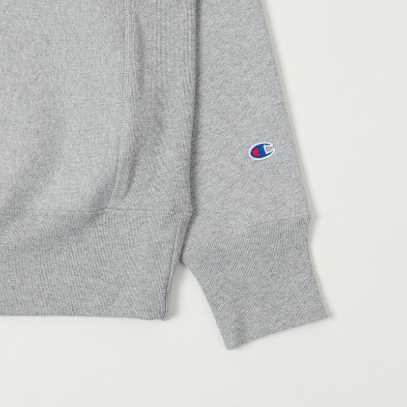 Champion Made in USA Reverse Weave Crewneck Sweatshirt - Oxford Grey