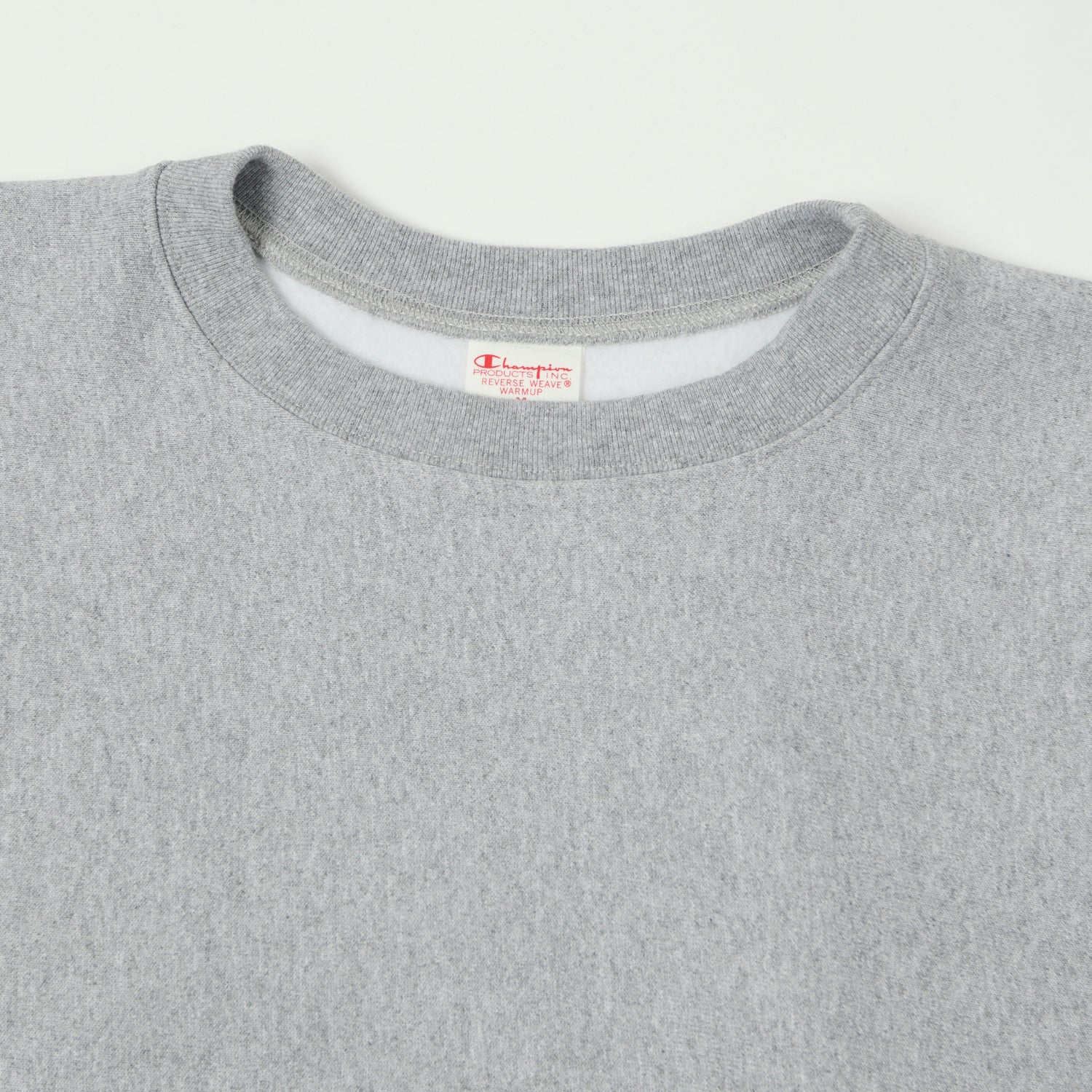 Champion Made in USA Reverse Weave Crewneck Sweatshirt - Oxford Grey