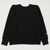 Champion Made in USA Reverse Weave Crewneck Sweatshirt - Black