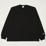 Champion Made in USA Long Sleeve Crewneck T-Shirt - Black