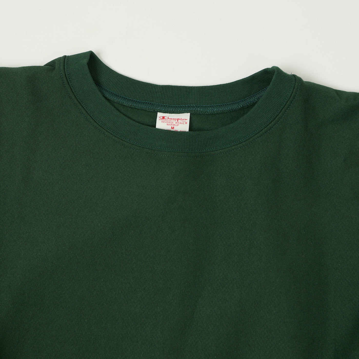 Champion Made in USA Reverse Weave Crewneck Sweatshirt - Moss Green