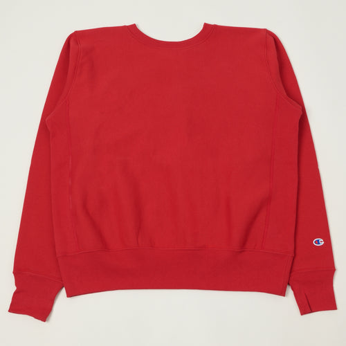 Champion Made in USA Reverse Weave Crewneck Sweatshirt - Cardinal Red