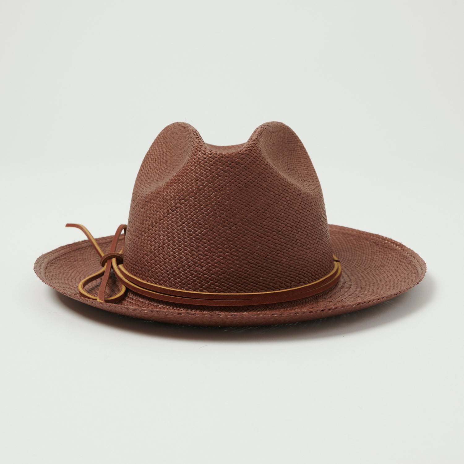 Chamula Hand Woven Panama Hat - Brown