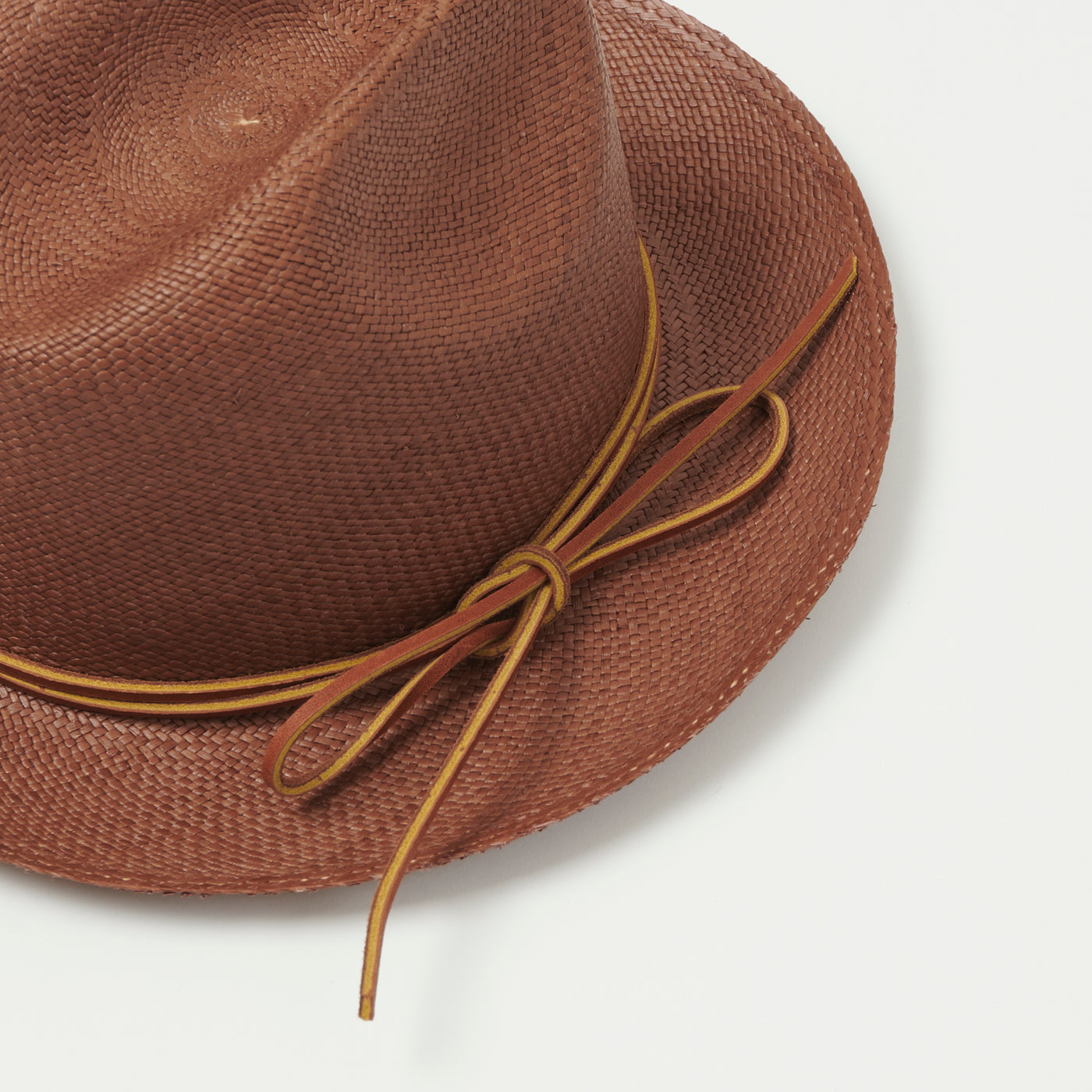 Chamula Hand Woven Panama Hat - Brown