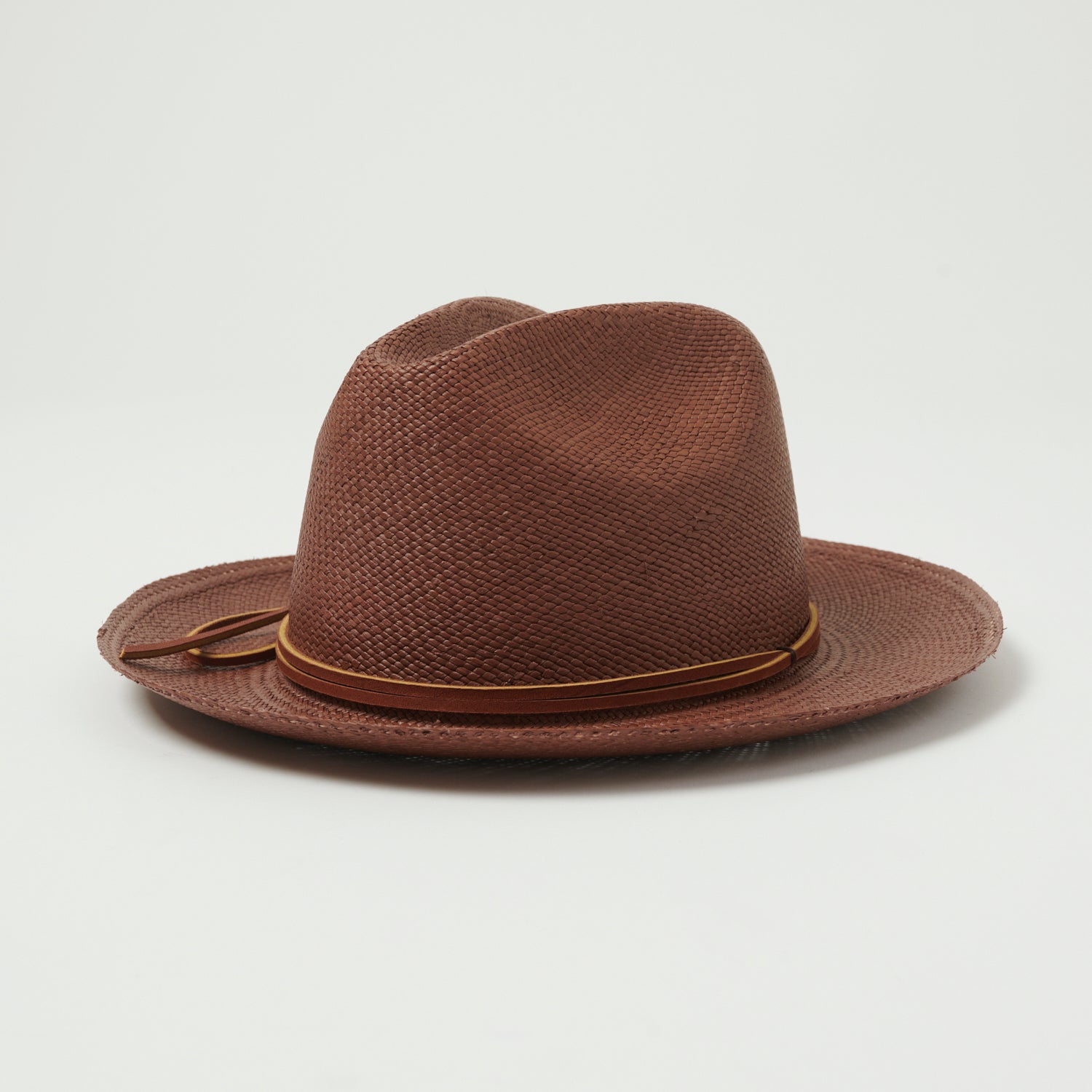 Chamula Hand Woven Panama Hat - Brown