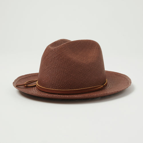 Chamula Hand Woven Panama Hat - Brown