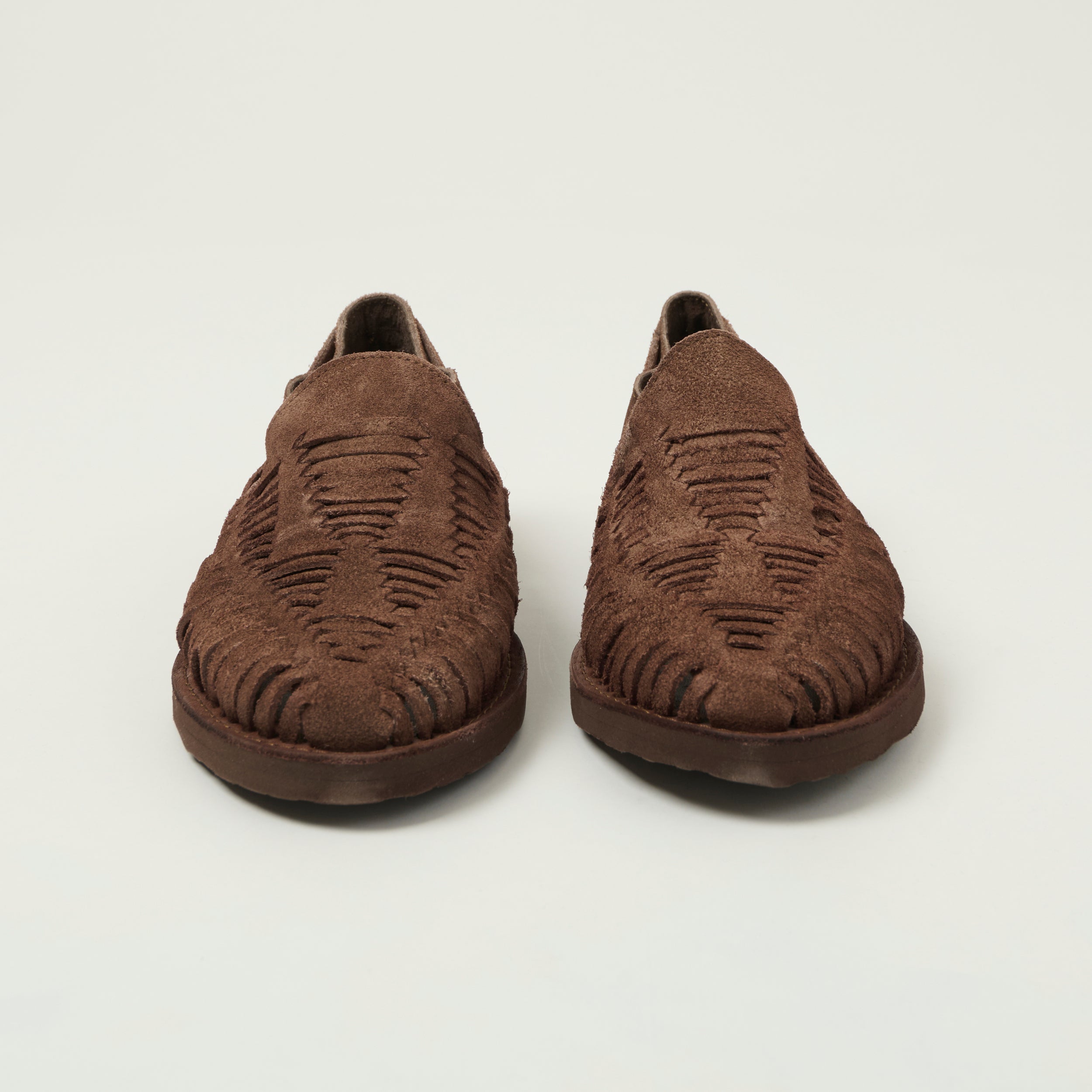 Chamula Cancun Woven Huarache Suede Shoe - Cafe – SON OF A STAG