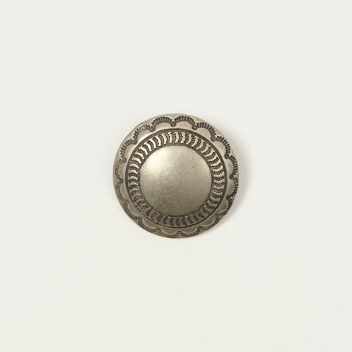 Yuketen 1 1/4" Concho Pin  - Nickel Silver