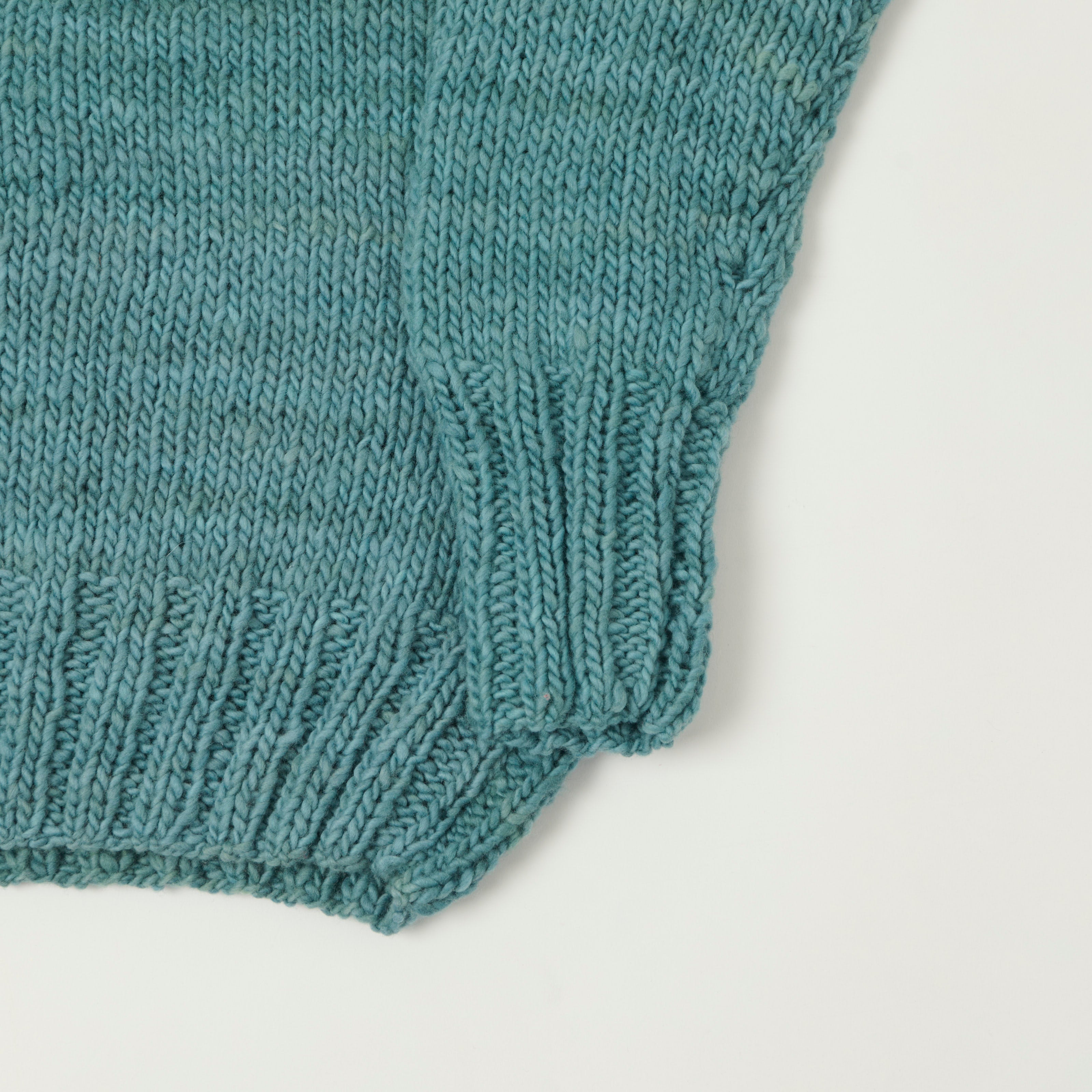 Chamula Merino Wool Pocket Jumper - Old Green