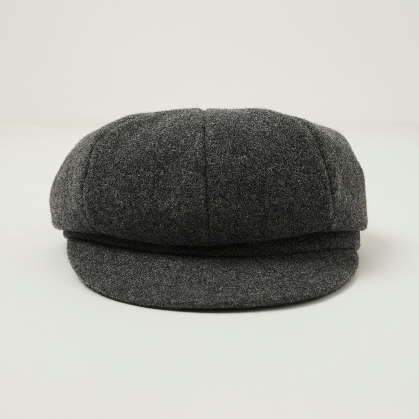 Crown Cap 1-235S Wool News Boy Cap - Charcoal