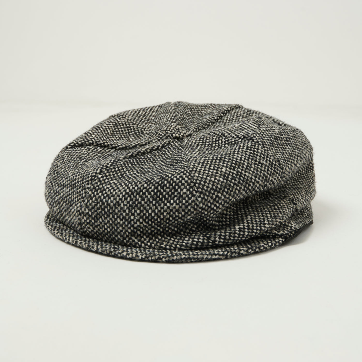 Crown Cap 1-235P Wool News Boy Cap - Salt & Pepper