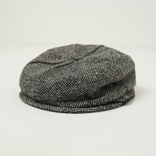 Crown Cap 1-235P Wool News Boy Cap - Salt & Pepper