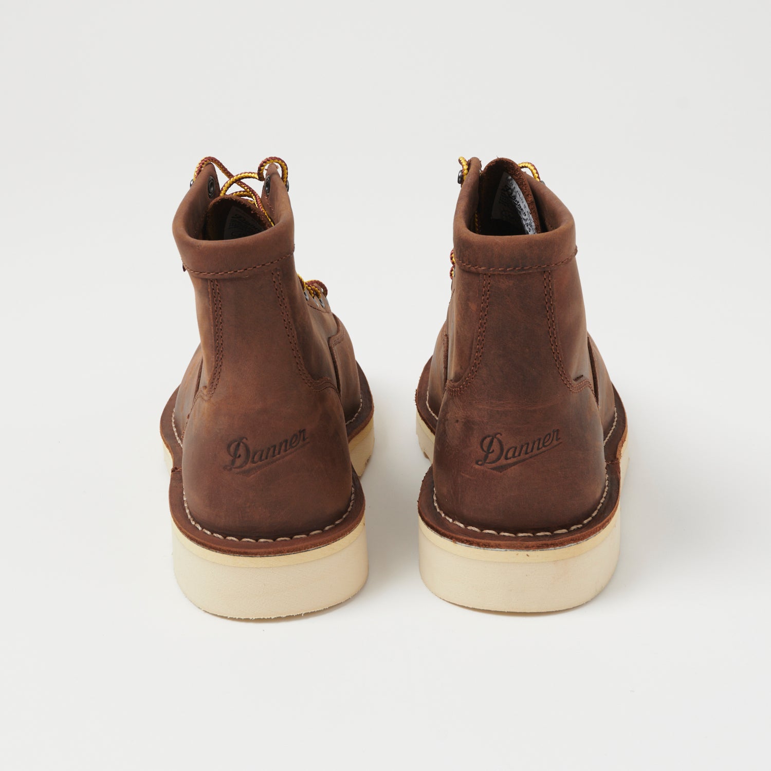 Danner Bull Run Moc Toe Work Boot – Made In USA, Full-Grain Leather, Wedge Sole, Brown