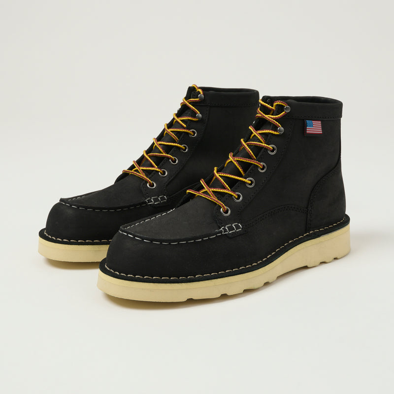 Danner 15568 Bull Run Moc Toe Boot Black