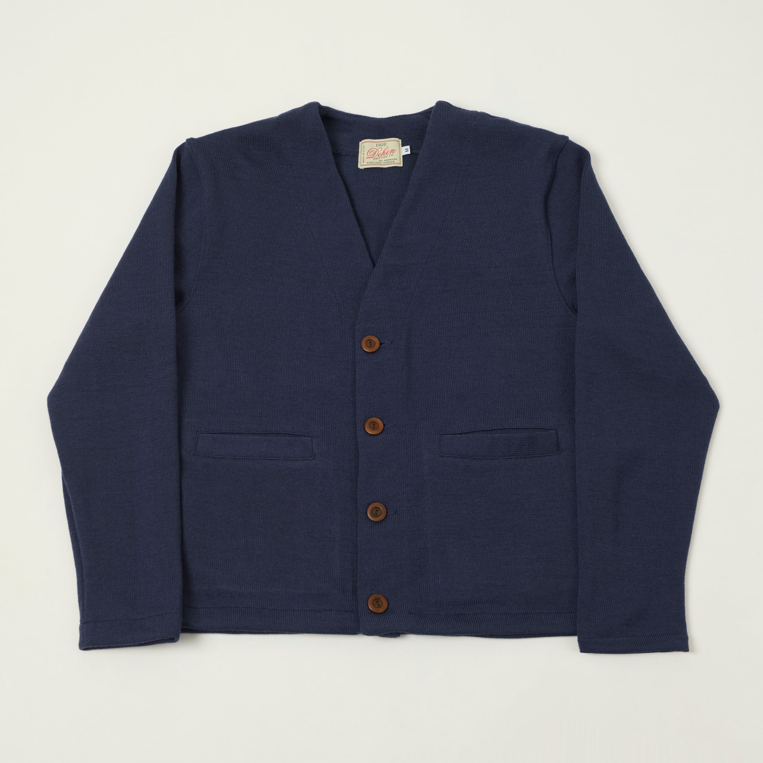 Dehen 1920 Lightweight 'Slouchy' Cardigan - Centennial Blue